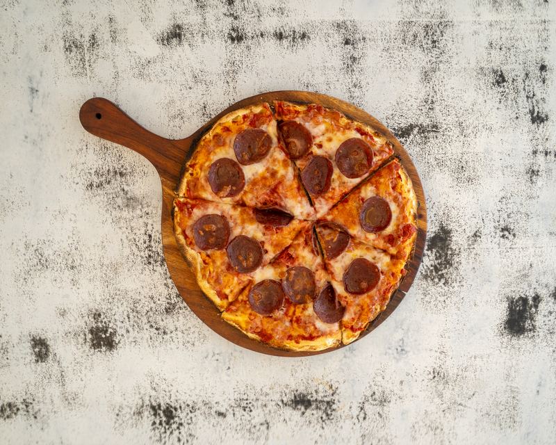 Beef Pepperoni Pizza at Ultra Brasserie