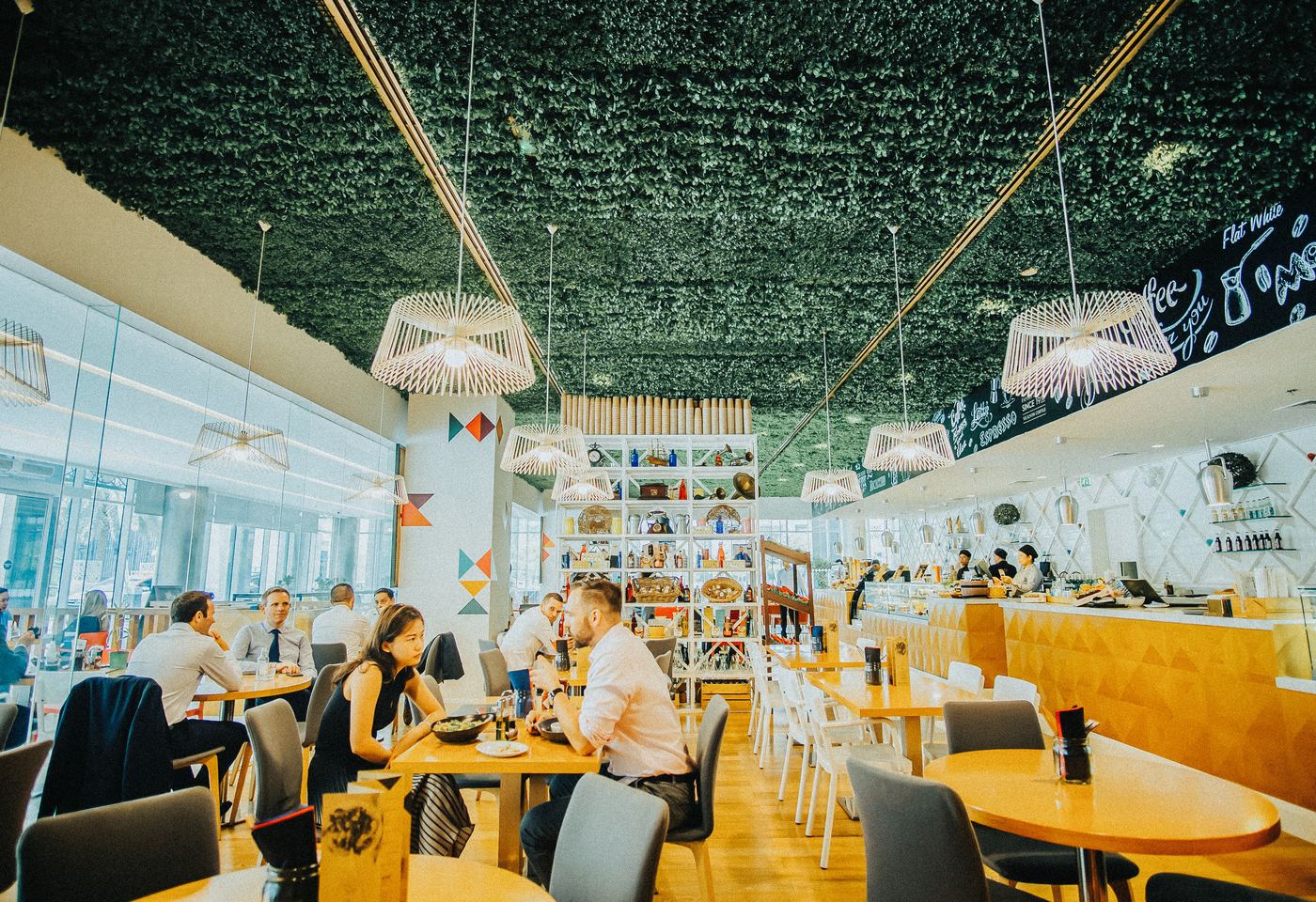 Inside Ultra Brasserie at Emaar Square, Downtown Dubai